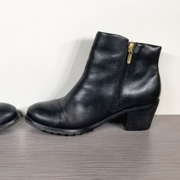 Pikolinos Tassel Zip, Cap Toe Booties, Black Leather, Womens Size 5 M / 35 - Picture 9 of 11